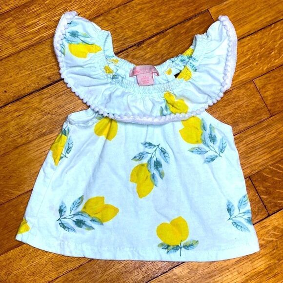 2/$22 🍋 Baby Girl Lemon and Polkadots Outfit 🍋 - Picture 4 of 6